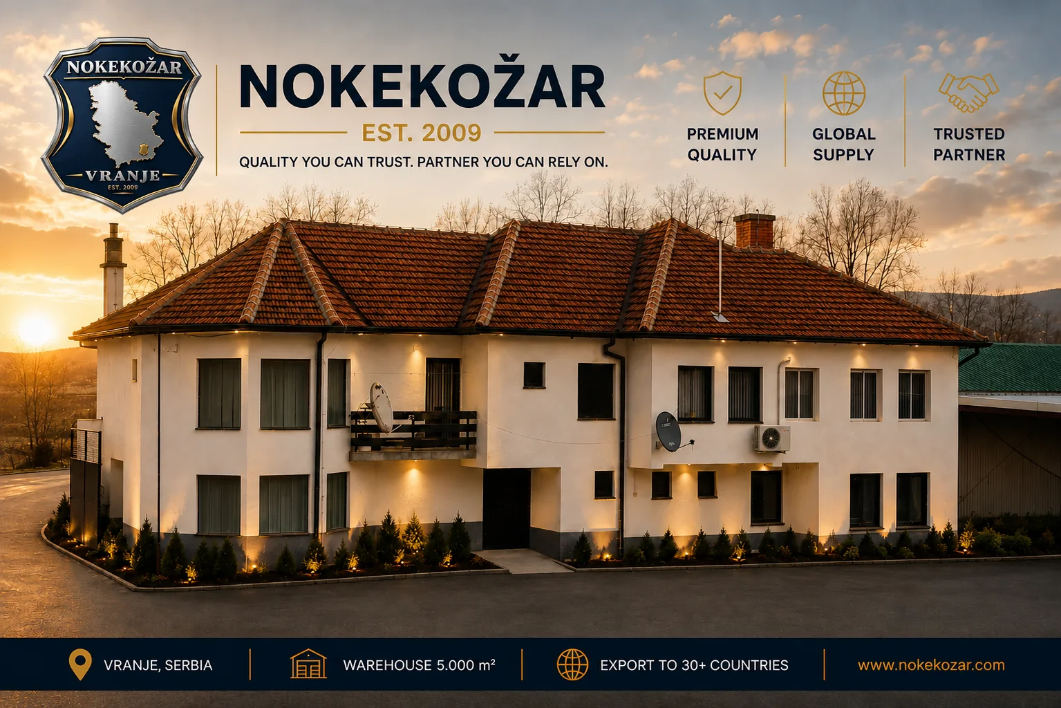 Hauptsitz von NOKEKOŽAR in Vranje
